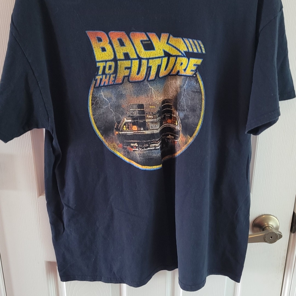 Back to the Future Navy T-Shirt